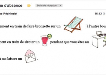 5 idées de messages d'absence