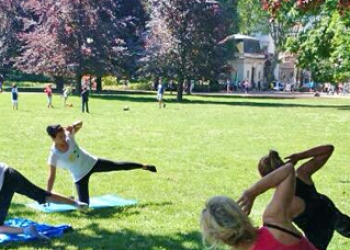 Pilates au parc