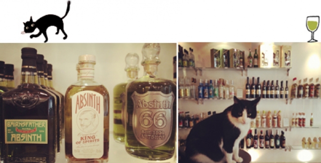 La Chat Fou, boutique d'absinthe à Lyon 