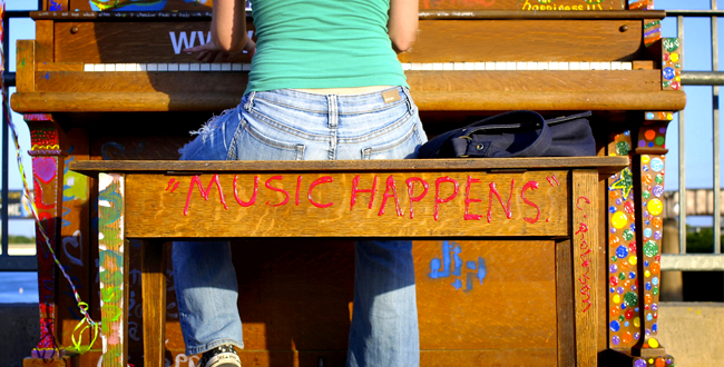 Lâcher de pianos