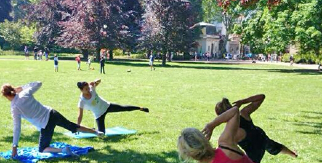 Pilates au parc